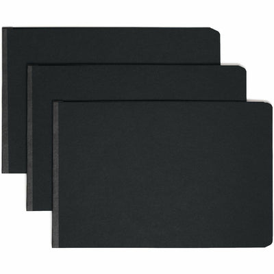 Smead Premium Pressboard Ledger Recycled Fastener Folder, Black, 11" Width x 17" Length, SMD81178