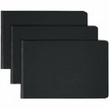 Smead Premium Pressboard Ledger Recycled Fastener Folder, Black, 11" Width x 17" Length, SMD81178