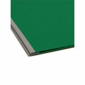 Smead Premium Pressboard Letter Recycled Fastener Folder, Green, 8 1/2" Width x 11" Length, SMD81452