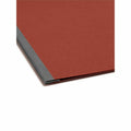 Smead Premium Pressboard Recycled Fastener Folder, Red, 8 1/2" Width x 14" Length, SMD81732