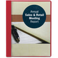 Smead Letter Recycled Report Cover, Red, 8 1/2" Width x 11" Length, 25 / Box, SMD87461