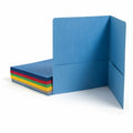 Smead Letter Recycled Pocket Folder, Yellow, 8 1/2" Width x 11" Length, 25 / Box, SMD87850
