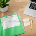 Smead Letter Recycled Pocket Folder, Yellow, 8 1/2" Width x 11" Length, 25 / Box, SMD87850