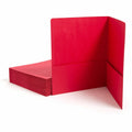 Smead Letter Recycled Pocket Folder, Red, 8 1/2" Width x 11" Length, 25 / Box, SMD87859