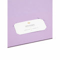 Smead Letter Recycled Pocket Folder, Lavender, 8 1/2" Width x 11" Length, 25 / Box, SMD87865