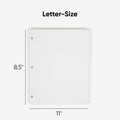 Smead Three-Ring Binder Index Dividers, White, 8.50" Width x 11" Length, 1 Box, SMD89415