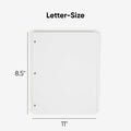 Smead Three-Ring Binder Index Dividers, White, 8.50" Width x 11" Length, 1 Box, SMD89415