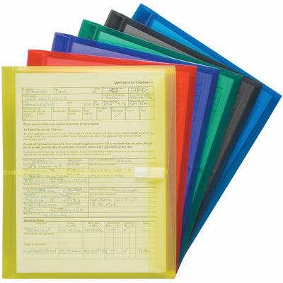 Smead Letter Filing Envelope, Yellow, 8 1/2" Width x 11" Length, 6 / Pack, SMD89669