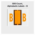 Smead BCCR Bar-Style Color-Coded Labels, Light Orange, 1 Roll, SMD67072