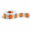 Smead BCCR Bar-Style Color-Coded Labels, Light Orange, 1 Roll, SMD67072