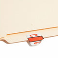 Smead BCCR Bar-Style Color-Coded Labels, Dark Orange, 1 Roll, SMD67073