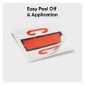 Smead BCCR Bar-Style Color-Coded Labels, Dark Orange, 1 Roll, SMD67073