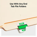 Smead BCCR Bar-Style Color-Coded Labels, Light Green, 1 Roll, SMD67074