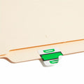 Smead BCCR Bar-Style Color-Coded Labels, Light Green, 1 Roll, SMD67074