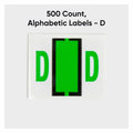 Smead BCCR Bar-Style Color-Coded Labels, Light Green, 1 Roll, SMD67074