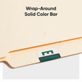 Smead BCCR Bar-Style Color-Coded Labels, Dark Green, 1 Roll, SMD67075