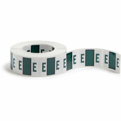 Smead BCCR Bar-Style Color-Coded Labels, Dark Green, 1 Roll, SMD67075
