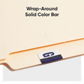 Smead BCCR Bar-Style Color-Coded Labels, Violet, 1 Roll, SMD67077