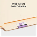 Smead BCCR Bar-Style Color-Coded Labels, Lavender, 1 Roll, SMD67078
