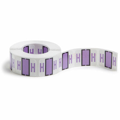 Smead BCCR Bar-Style Color-Coded Labels, Lavender, 1 Roll, SMD67078