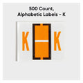 Smead BCCR Bar-Style Color-Coded Labels, Light Orange, 1 Roll, SMD67081