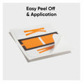 Smead BCCR Bar-Style Color-Coded Labels, Light Orange, 1 Roll, SMD67081