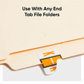 Smead BCCR Bar-Style Color-Coded Labels, Light Orange, 1 Roll, SMD67081