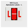 Smead BCCR Bar-Style Color-Coded Labels, Dark Orange, 1 Roll, SMD67082