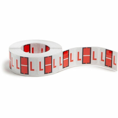 Smead BCCR Bar-Style Color-Coded Labels, Dark Orange, 1 Roll, SMD67082