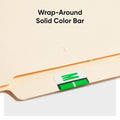 Smead BCCR Bar-Style Color-Coded Labels, Light Green, 1 Roll, SMD67083