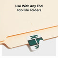 Smead BCCR Bar-Style Color-Coded Labels, Dark Green, 1 Roll, SMD67084