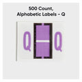 Smead BCCR Bar-Style Color-Coded Labels, Lavender, 1 Roll, SMD67087