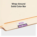 Smead BCCR Bar-Style Color-Coded Labels, Lavender, 1 Roll, SMD67087