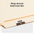 Smead BCCR Bar-Style Color-Coded Labels, Brown, 1 Roll, SMD67088