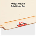 Smead BCCR Bar-Style Color-Coded Labels, Pink, 1 Roll, SMD67089