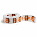Smead BCCR Bar-Style Color-Coded Labels, Light Orange, 1 Roll, SMD67091