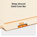 Smead BCCR Bar-Style Color-Coded Labels, Light Orange, 1 Roll, SMD67091