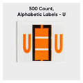 Smead BCCR Bar-Style Color-Coded Labels, Light Orange, 1 Roll, SMD67091