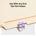 Smead BCCR Bar-Style Color-Coded Labels, Lavender, 1 Roll, SMD67096
