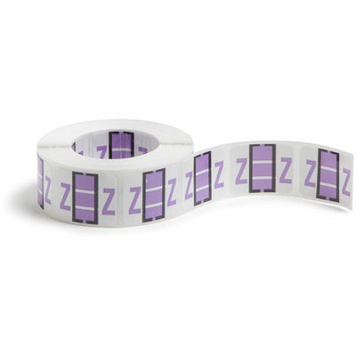 Smead BCCR Bar-Style Color-Coded Labels, Lavender, 1 Roll, SMD67096