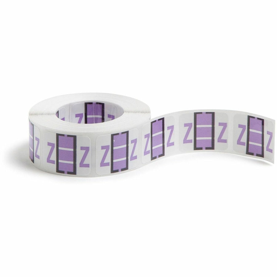 Smead BCCR Bar-Style Color-Coded Labels, Lavender, 1 Roll, SMD67096