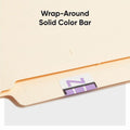 Smead BCCR Bar-Style Color-Coded Labels, Lavender, 1 Roll, SMD67096