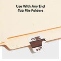 Smead BCCR Bar-Style Color-Coded Labels, Brown, 1 Roll, SMD67097