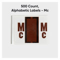 Smead BCCR Bar-Style Color-Coded Labels, Brown, 1 Roll, SMD67097