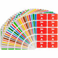 Smead AlphaZ ACCS Color-Coded Labels, Assorted, 2200 / Box, SMD67170