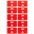 Smead AlphaZ ACCS Color-Coded Labels, Red, 100 / Pack, SMD67171