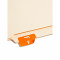 Smead AlphaZ ACCS Color-Coded Labels, Orange, 1 Pack, SMD67176