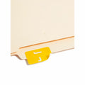 Smead AlphaZ ACCS Color-Coded Labels, Yellow, 1 Pack, SMD67180