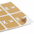 Smead AlphaZ ACCS Color-Coded Labels, Light Brown, 1 Pack, SMD67181