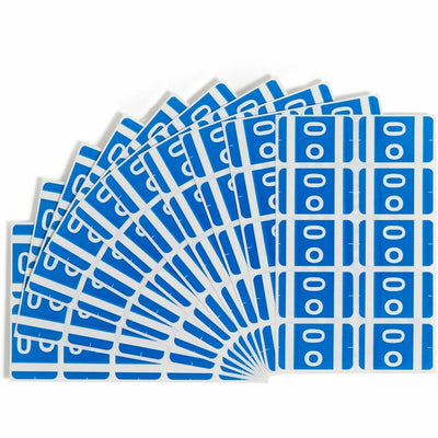 Smead AlphaZ ACCS Color-Coded Labels, Dark Blue, 1 Pack, SMD67185